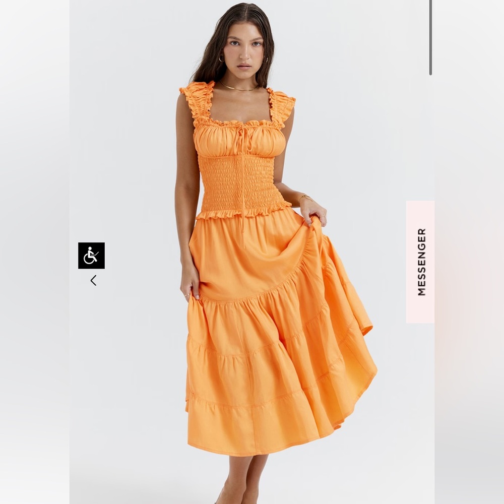 NWT New House of CB Phedra Shirred Sundress